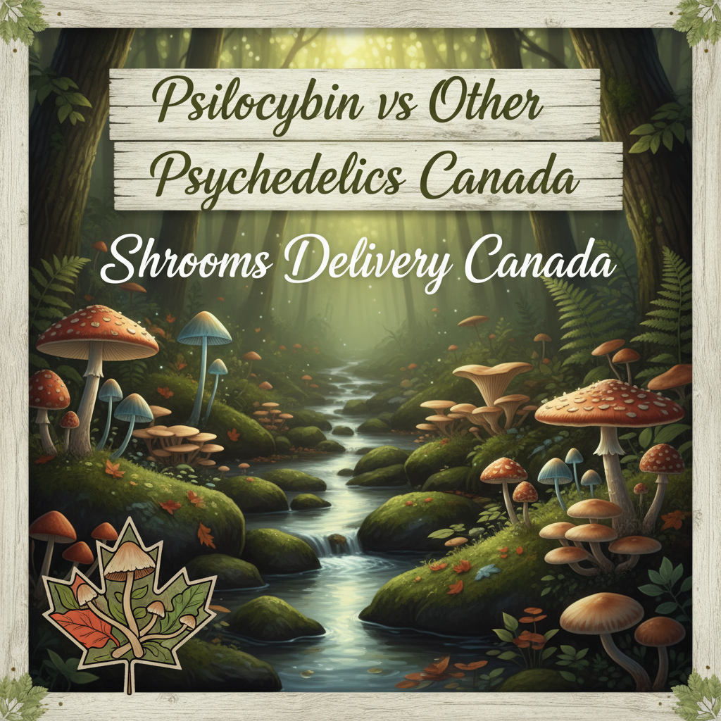 Psilocybin vs Psychedelics: Your Canadian Guide