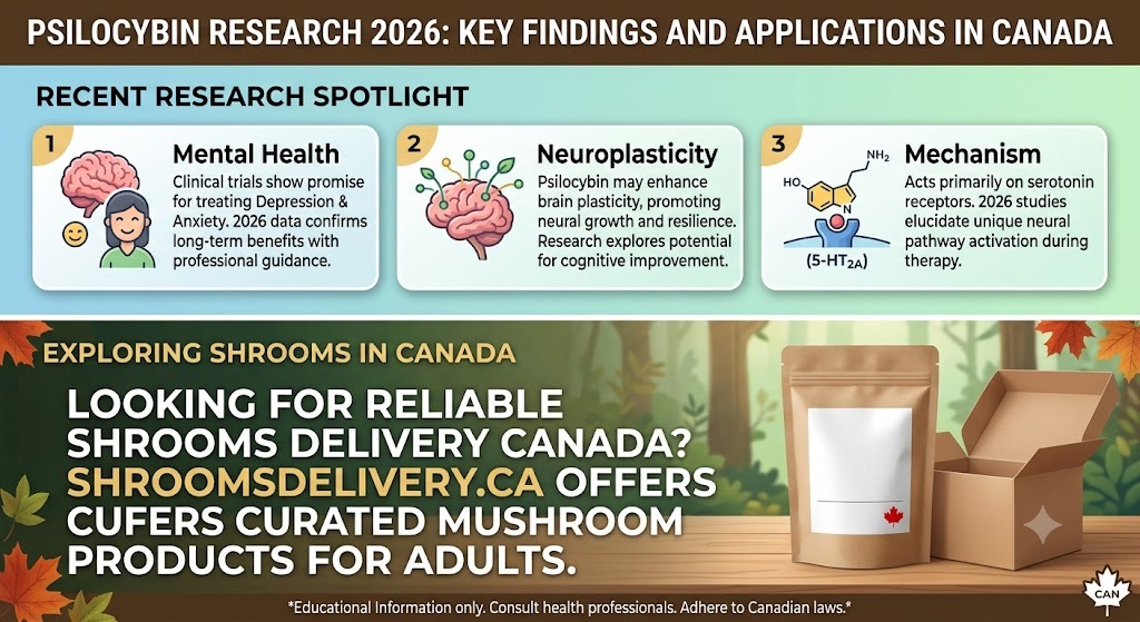 Psilocybin Canada 2026: What the Latest Research Says
