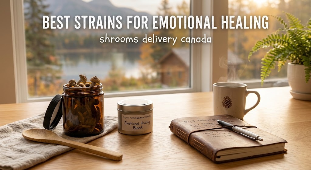 Best Magic Mushroom Strains for Emotional Healing | Shrooms Delivery Canada | buy shrooms online Canada | dried shrooms Canada