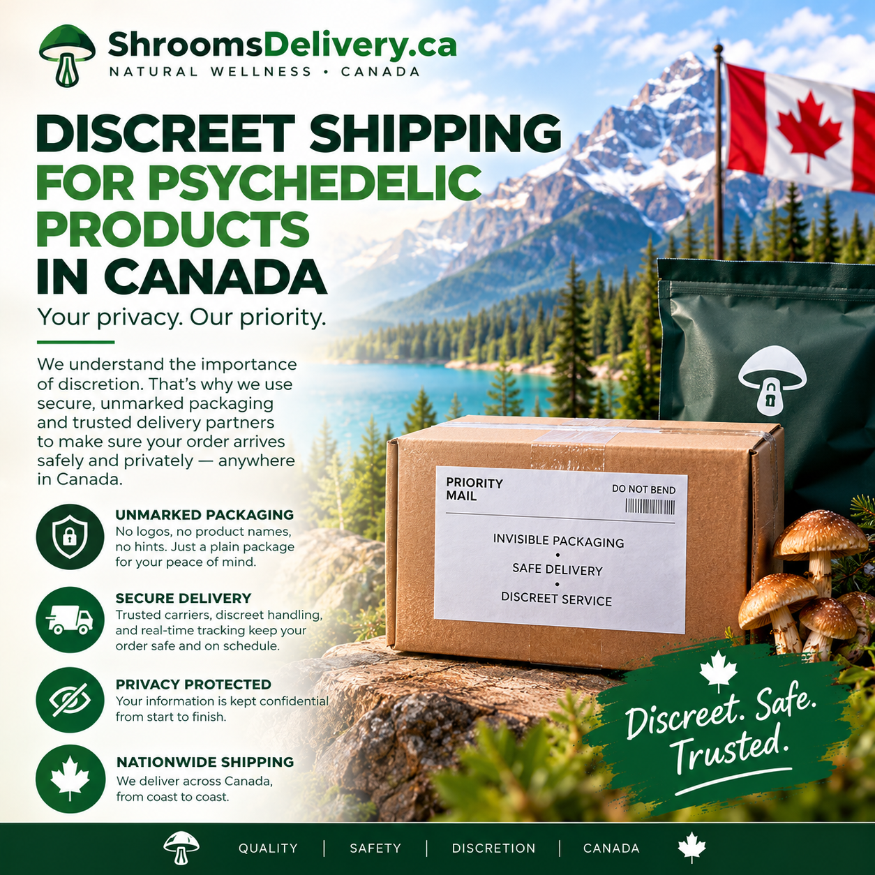 Discreet Shipping for Psychedelic Products in Canada