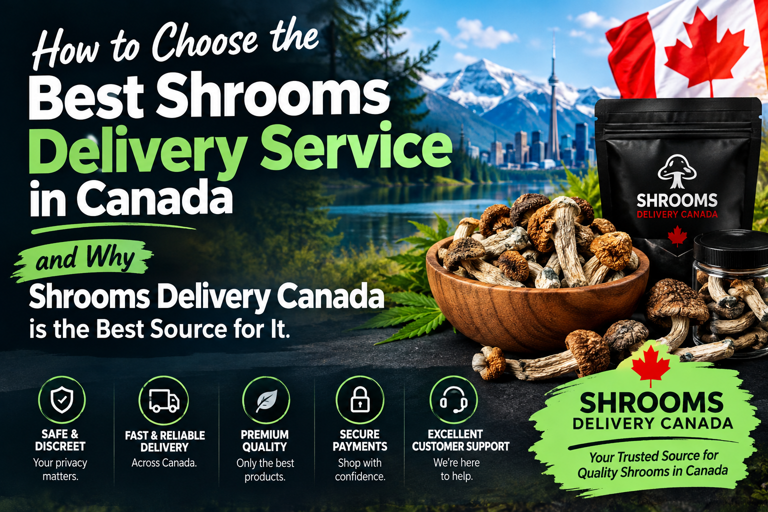 How to Choose the Best Shrooms Delivery Service in Canada | Best Shrooms Delivery