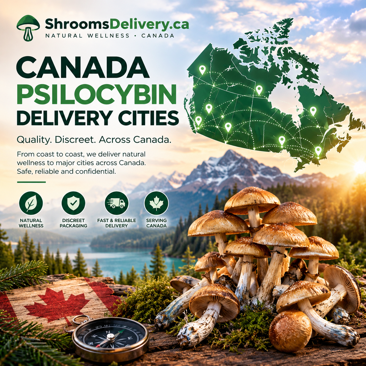 Canada’s Top Psilocybin Delivery Cities: What to Know | Canada Shroom Delivery